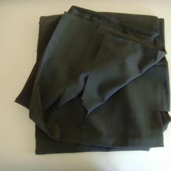 Pure Silk Chiffon Fabric in Gunmetal Gray (Deep Gray) - Picture 6 of 13